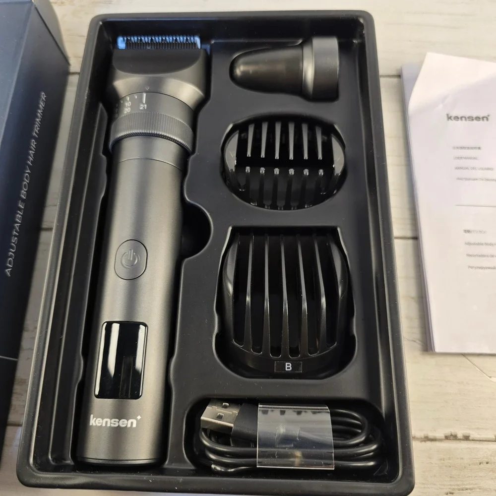 NEW Kensen Series S29 Adjustable Body Hair Trimmer JK-881 Waterproof LCD Display